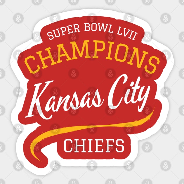 Chiefs Football Super Bowl Sticker by CityTeeDesigns